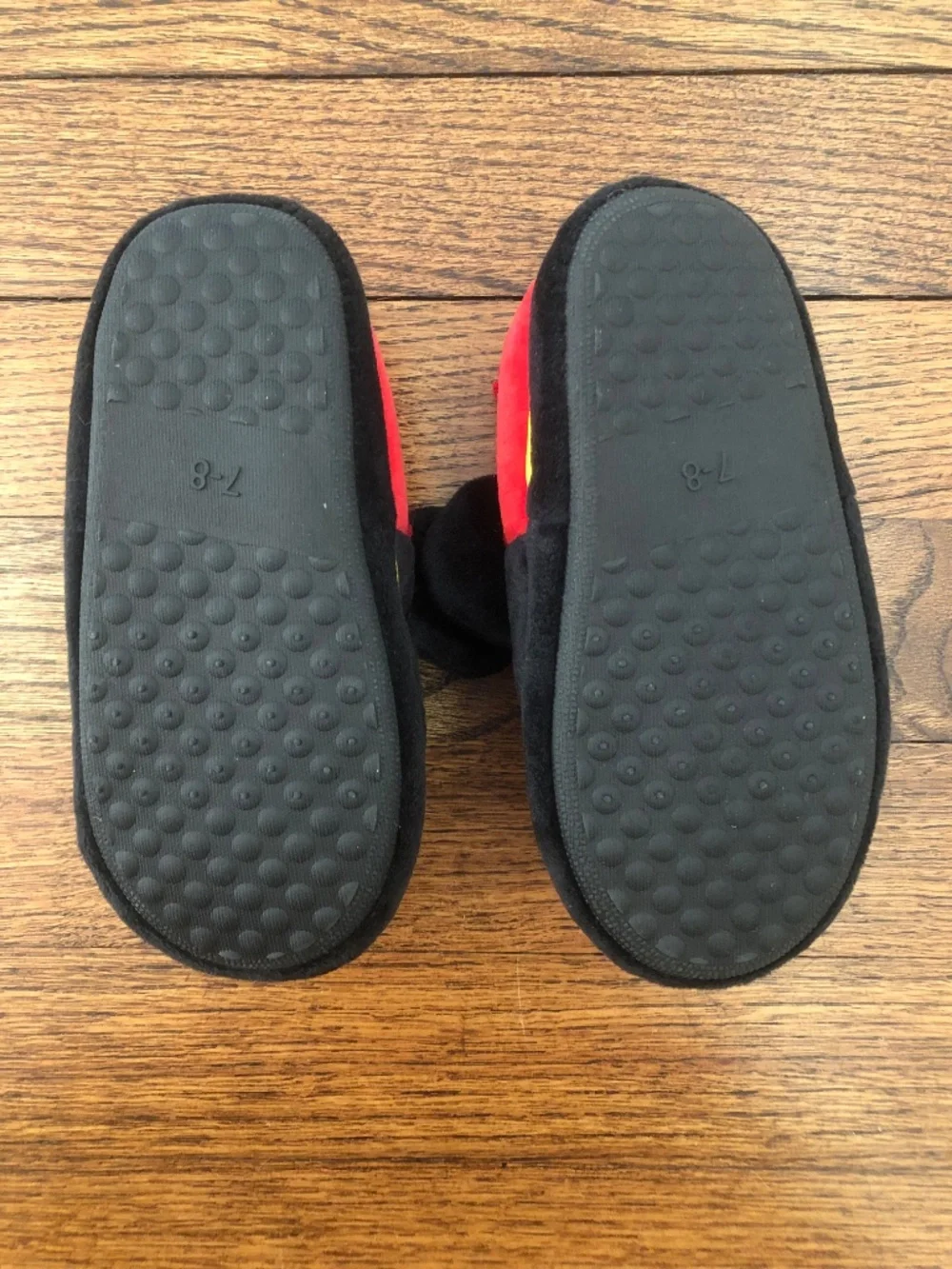 Mickey Mouse Toddler Slippers, Size 7-8